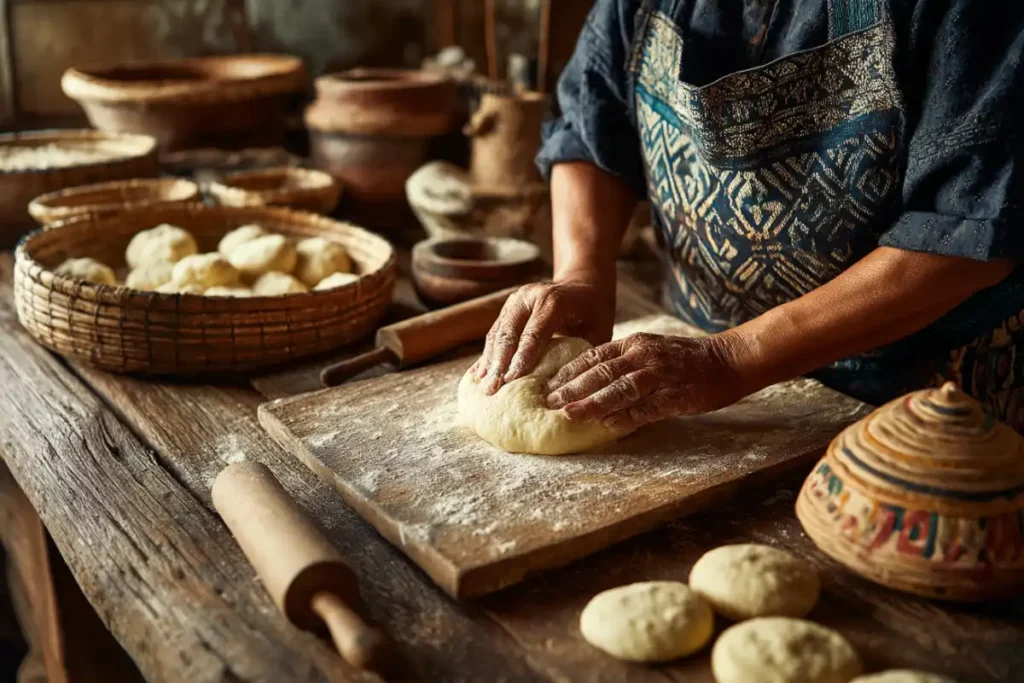 Traditional preparation of arepas venezolanas dough using Harina PAN