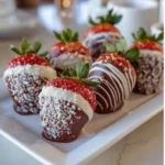 Tasty card image for Dubai chocolate strawberries step-by-step