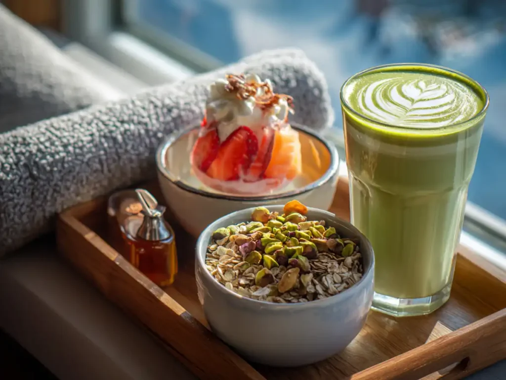 Pistachio cream used in coffee, oatmeal, and smoothies