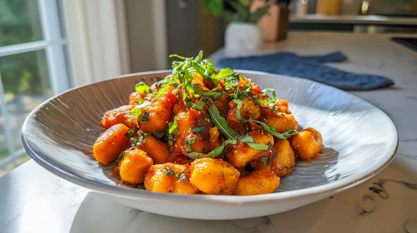 Delicious Vegan Sweet Potato Gnocchi: A Culinary Delight