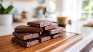 Decadent Vegan Chocolate Bars Infused with Espresso